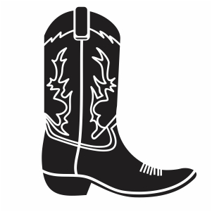 stylish Cowboy Boot svg 