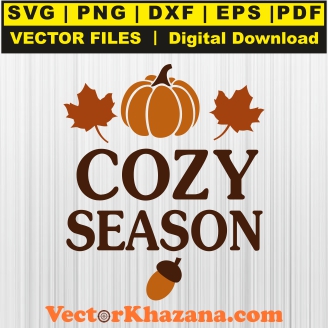 Cozy Season Pumpkin Svg