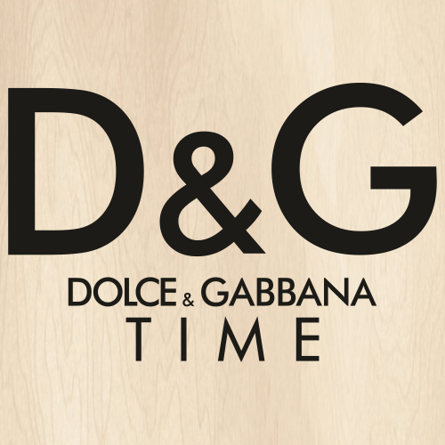 D And G Dolce and Gabbana Time Svg