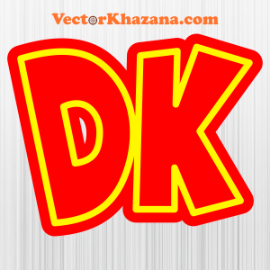 Donkey Kong DK Logo Svg