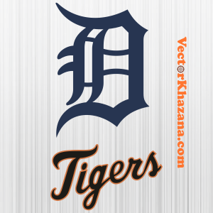 D Detroit Tigers Svg