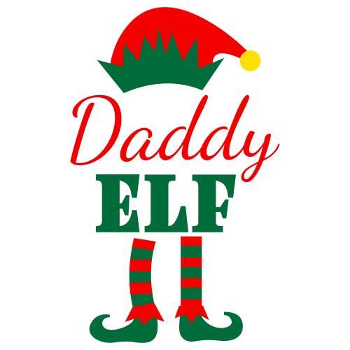 Daddy Elf Svg
