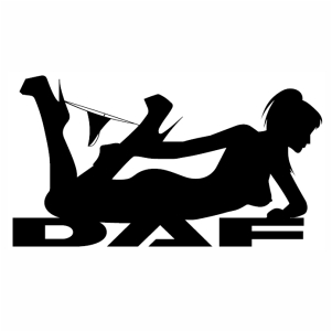 Daf girl logo vector