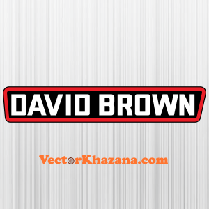 David Brown Tractor Svg