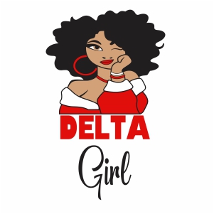 Delta Girl Svg