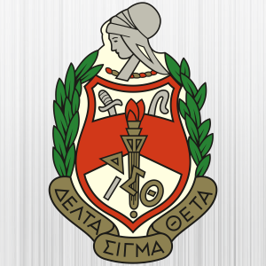 Delta Sigma Theta Sorority Crest Svg