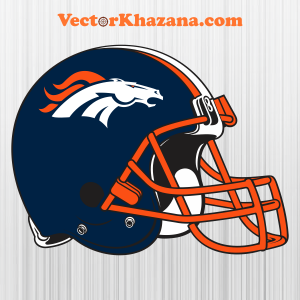 Denver Broncos Helmet Svg