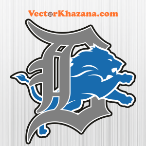 Detroit Lions D Logo Svg