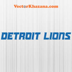 Detroit Lions Letter Logo Svg