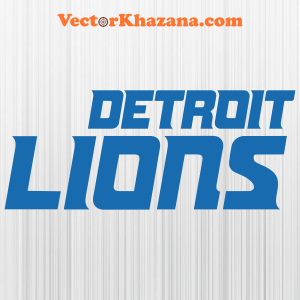 Detroit Lions Letter Svg
