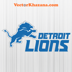 Detroit Lions with Letter Svg