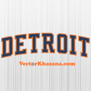 Detroit Tigers Sports Logo Svg