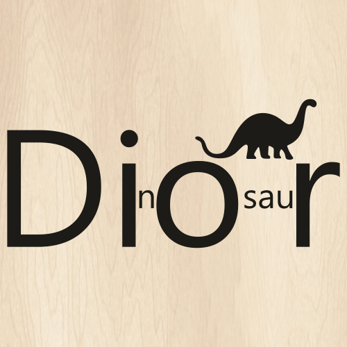 Dior Dinosaur Svg