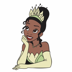 Download Princess Tiana Svg Disney Princess Tiana Svg Cut File Download Jpg Png Svg Cdr Ai Pdf Eps Dxf Format SVG, PNG, EPS, DXF File