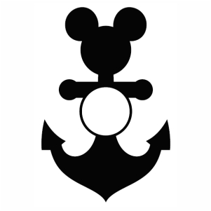Disney Mickey Anchor Vector