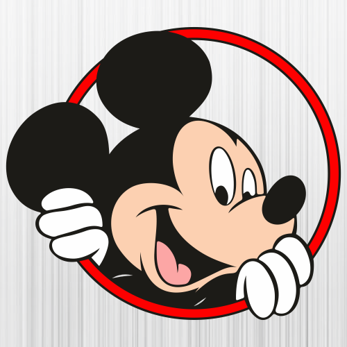 Disney Mickey Mouse Circle Svg