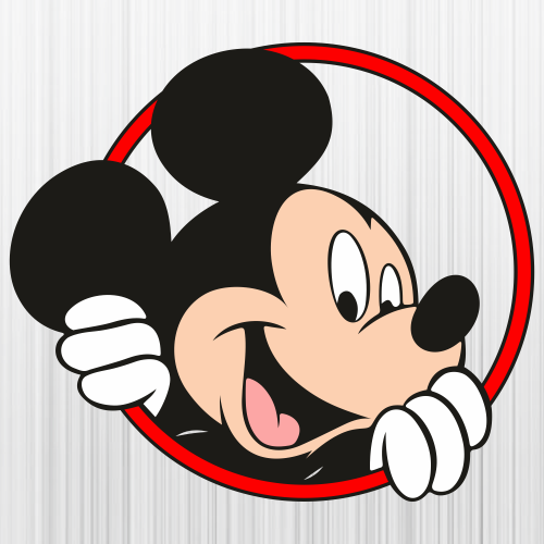 Disney Mickey Mouse Circle SVG