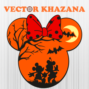 Minnie Mouse Halloween SVG