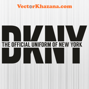 Dkny The Official Uniform of The New York Svg | Dkny Logo Png