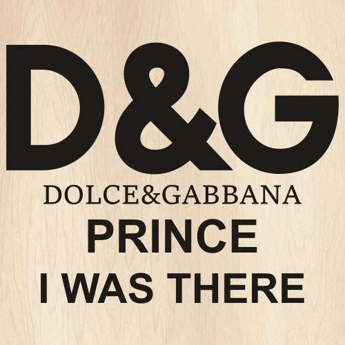 Dolce And Gabbana Prince Svg Dolce And Gabbana Png D And G Prince I