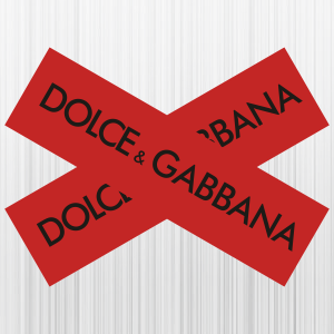 Dolce and Gabbana Red Svg