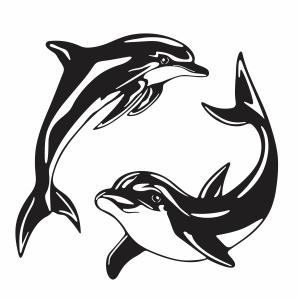 Dolphin SVG | Dolphin Fish Svg | Svg Dxf Eps Pdf Png | Cricut