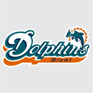 Miami Dolphins NFL Logo Svg