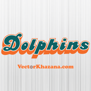 Miami Dolphins Football Svg