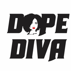 Dope Diva Girl Vector