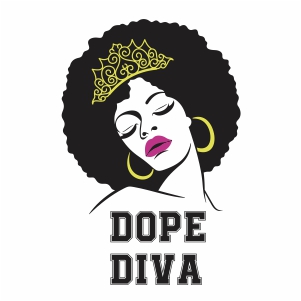 Dope Diva Queen Vector