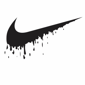 Dripping Nike Logo Svg