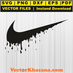 Nike Dripping Svg