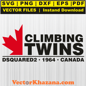 Dsquared2 Climbing Twins Svg Png