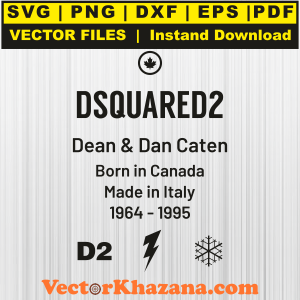 Dsquared2 Dean And Dan Caten Svg