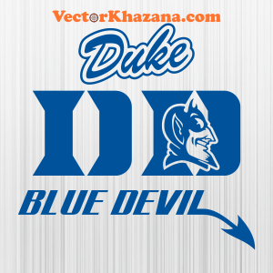 Duke Blue Devil Svg