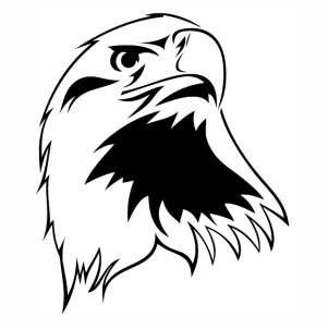 Stylized Eagle Head svg