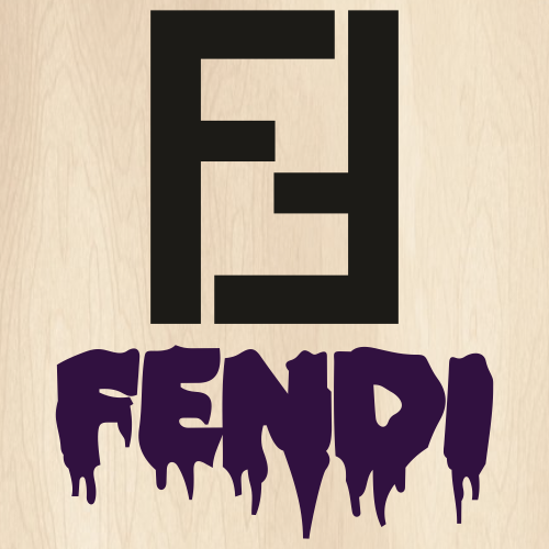 Fendi Drip Logo And Symbol SVG | Fendi Drip FF Logo PNG | Fendi Logo ...
