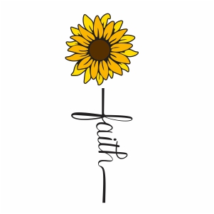 Cricut Silhouette Believe You Can Retro Flowers flower power faith SVG PNG JPEG Digital Download Vector Design Cut File