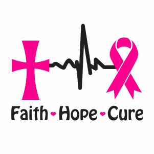 Faith Hope Cure Vector