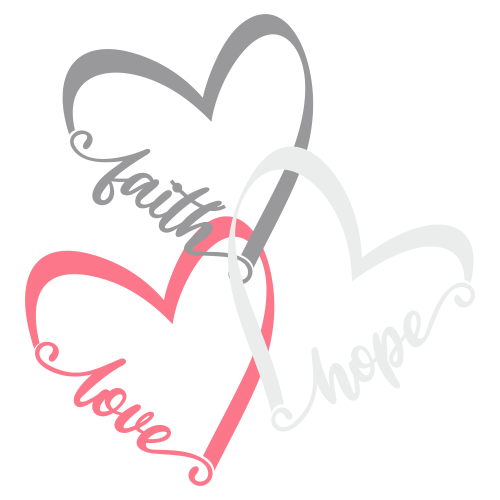 Faith Hope Love SVG file | Faith Hope Love Heart svg cut file Download