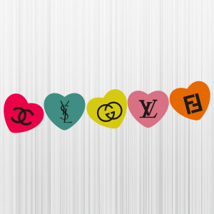 Fashion Branded Candy Heart Svg