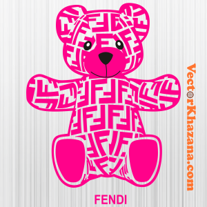 Fendi Bear Svg