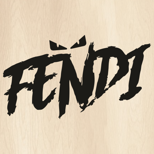 Fendi Faded Logo SVG | Fendi Fashion PNG