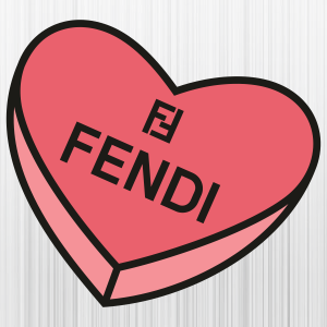 Fendi Love Heart Svg