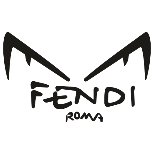 Fendi Diabolic Eyes Logo | Fendi Fashion company Logo clipart svg cut file Download | SVG, CDR, AI, PDF, EPS, DXF Format