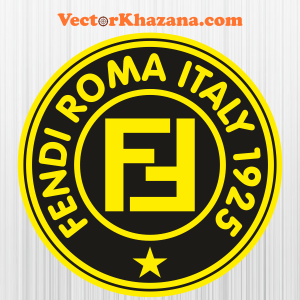 Fendi Roma Italy 1925 FF Logo Svg