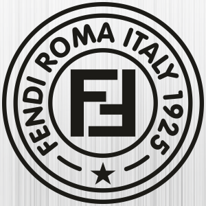 Fendi Roma Italy 1925 SVG | Fendi Roma PNG | Fendi Logo vector File