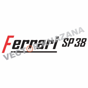 Ferrari SP38 Logo Vector