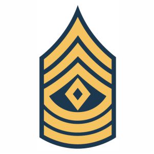Army First Sergeant 1sg vector
