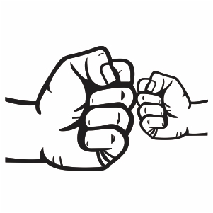 Download Fist Hand vector | Fist Bump Hand Vector Image, SVG, PSD ...